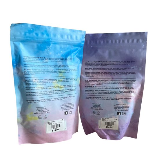Dry Salt Body Scrub Set of 2 - Picture 3 of 5